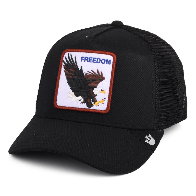 Goorin Bros. Freedom Eagle Trucker Cap – Black Adjustable