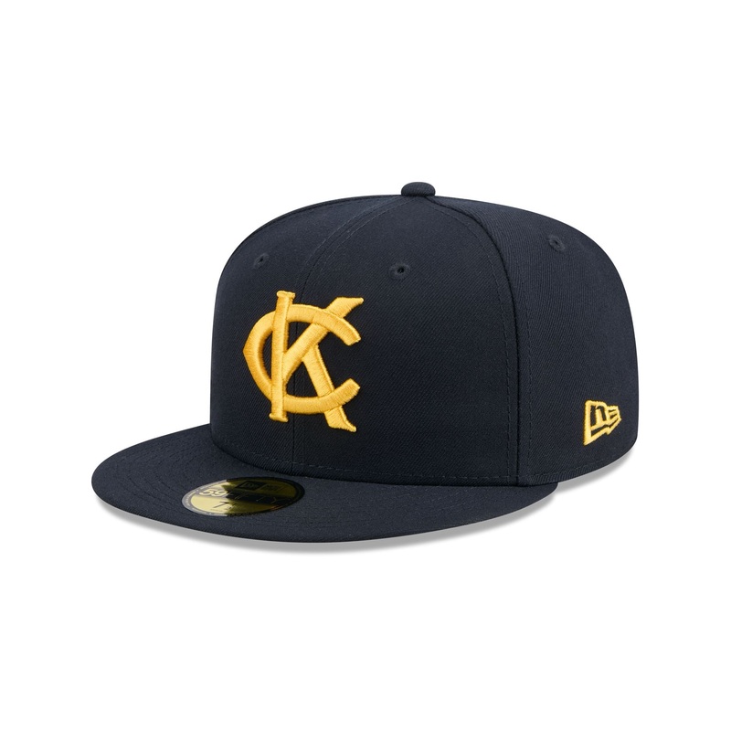 Kansas City Monarchs Turn Back the Clock Navy 59FIFTY Fitted Hat 7
