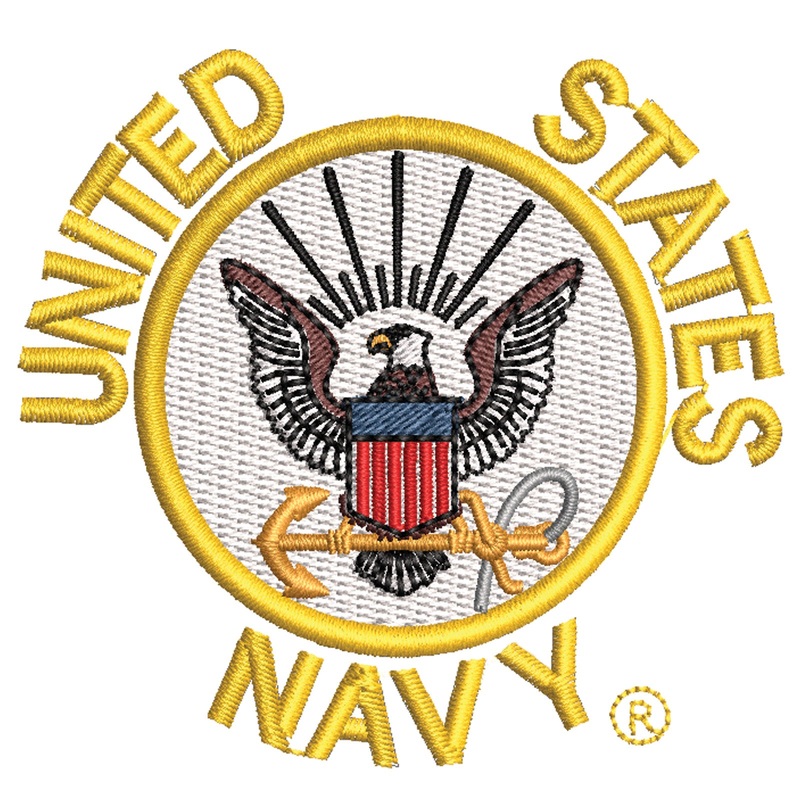Licensed US Navy Circle Logo Licensed US Navy Circle Logo One Size