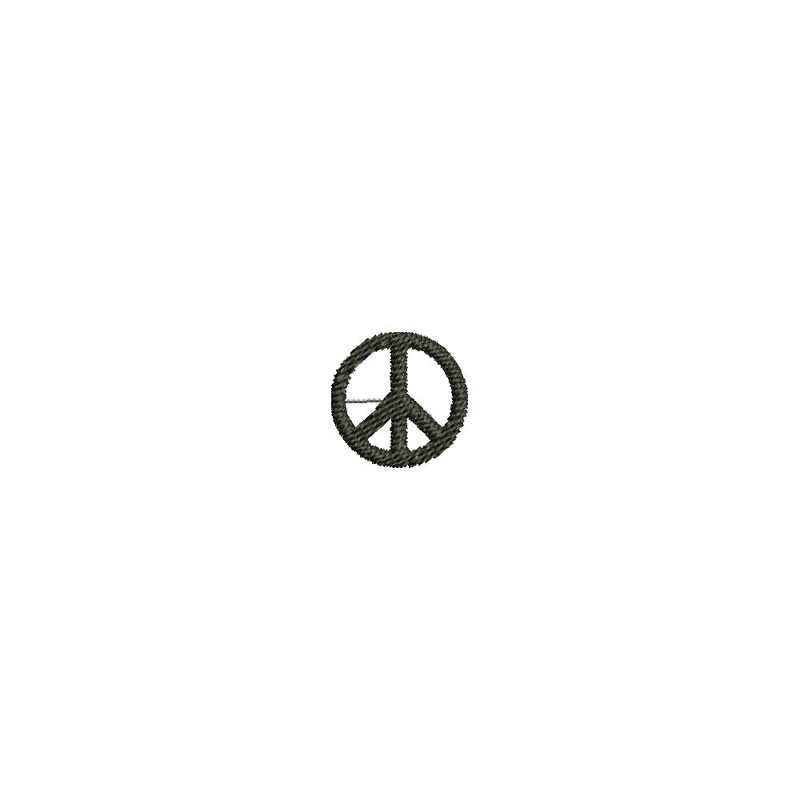 Mini Peace Symbol Default Title One Size