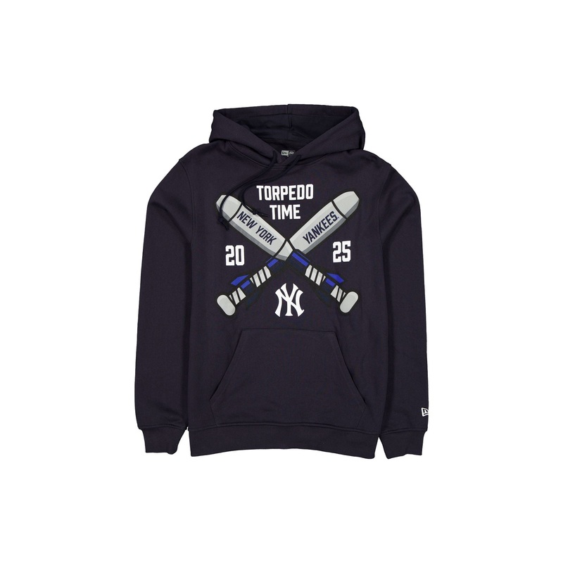 New York Yankees Torpedo Time Navy Hoodie S