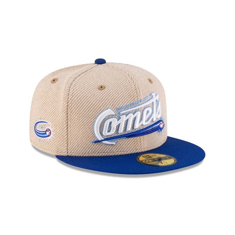 Oklahoma City Comets Terry Heather Tan 59FIFTY Fitted Hat 7