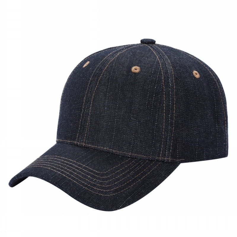 Unbranded Regular Denim Cap, Blank Denim Dad Hat Denim Black