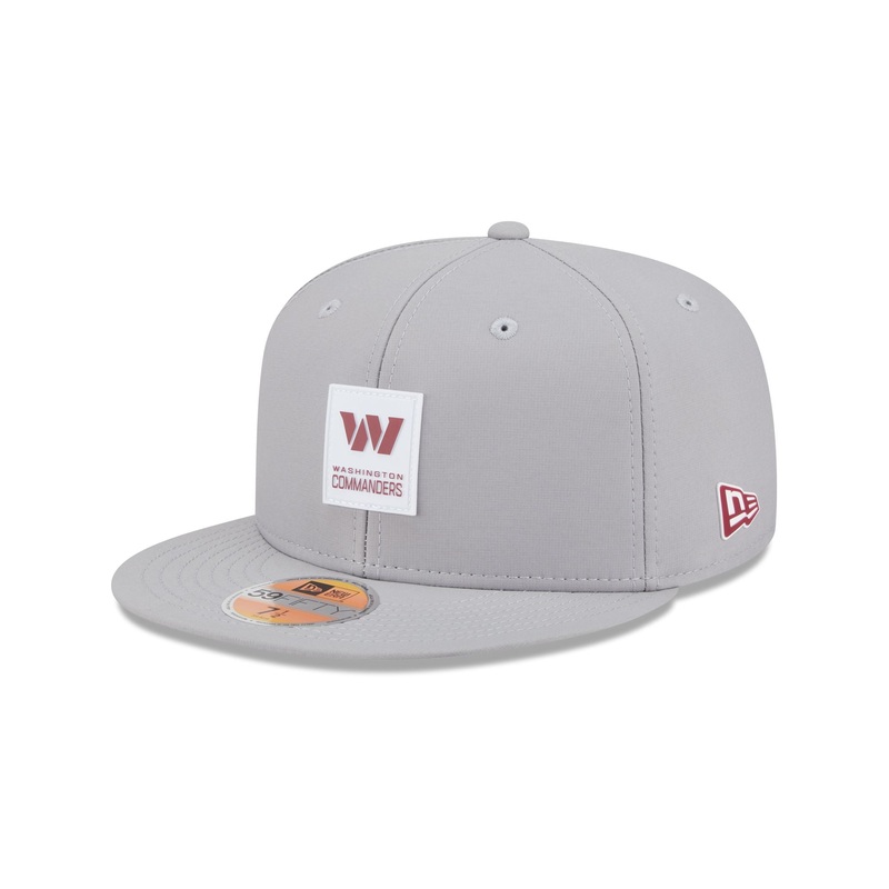 Washington Commanders 2025 Sideline Hot Weather Gray 59FIFTY Fitted Hat 7
