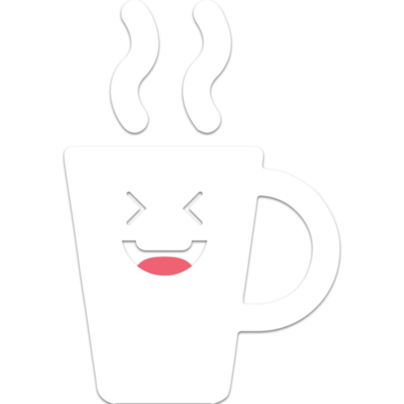 White Red Coffee Cup Default Title One Size