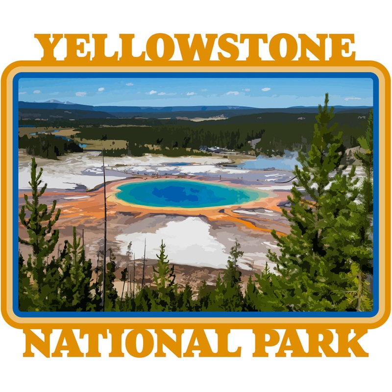 Yellowstone National Park Tshirt Default Title One Size
