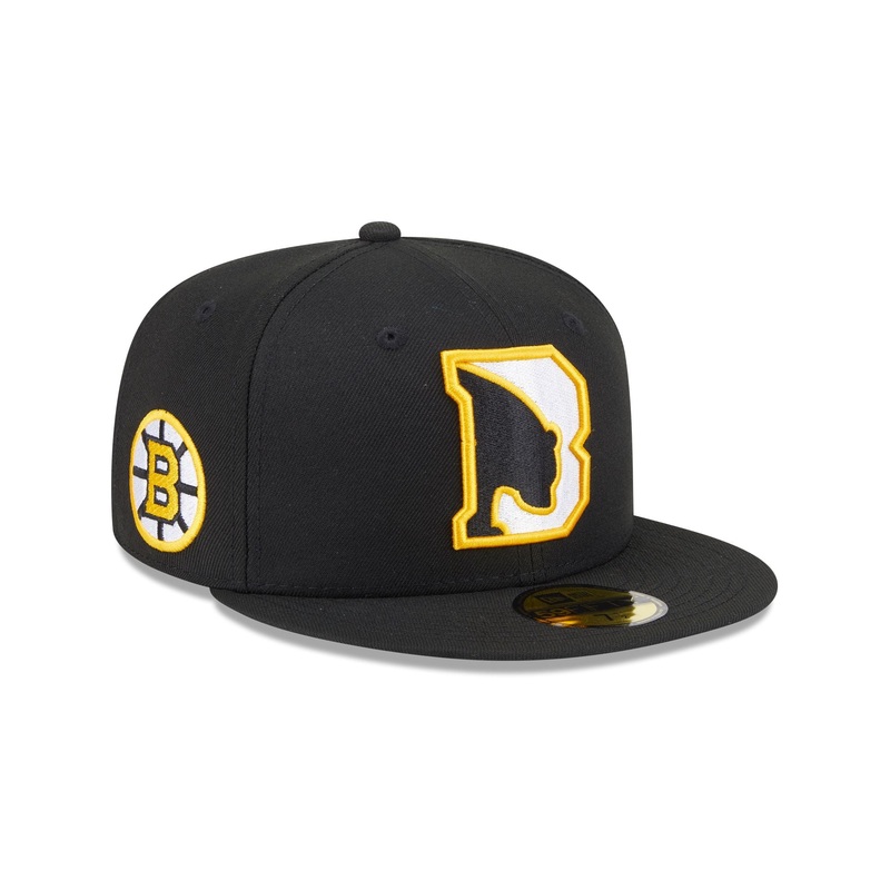 Boston Bruins Deceptor 59FIFTY Fitted Hat 7
