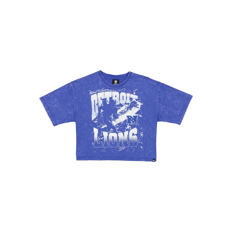 Detroit Lions Sport Classics Women’s Cropped T-Shirt XS