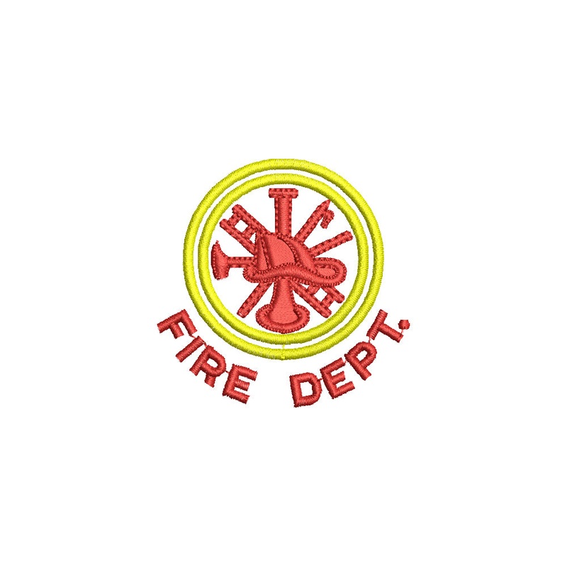 Fire Fighter Dept Symbol Default Title One Size