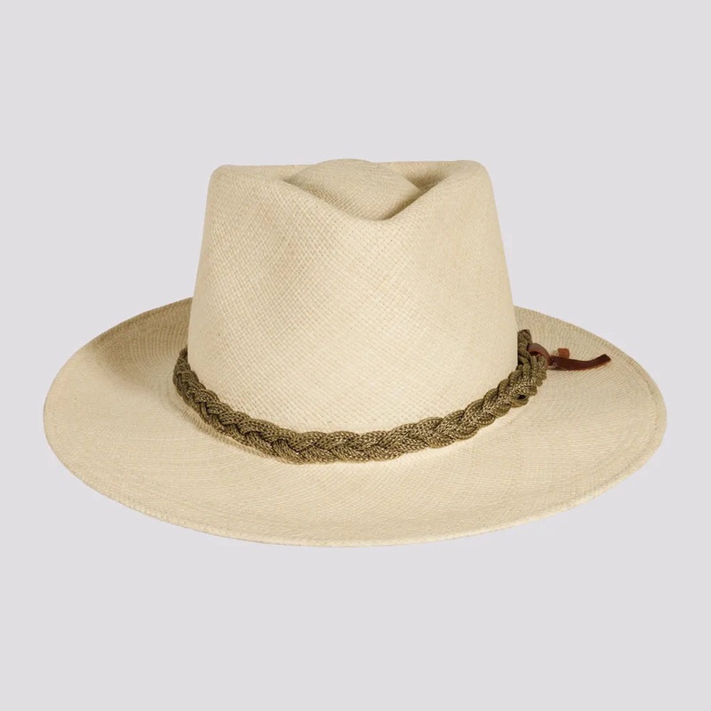 Manta | Mens Genuine Ecuador Woven Panama Hat Natural SM