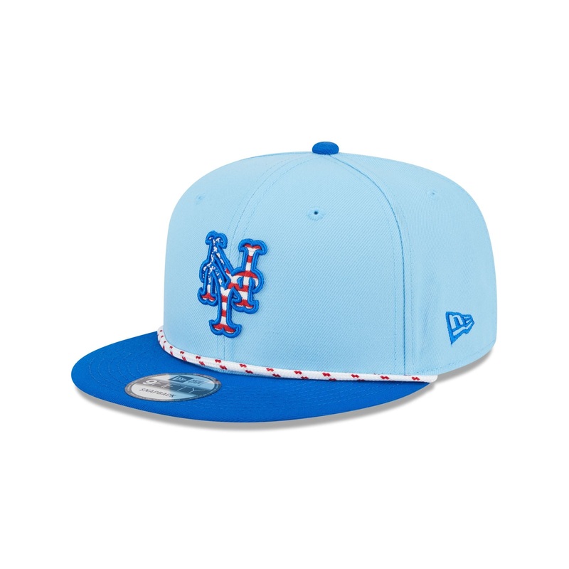 New York Mets Independence Day 2025 9FIFTY Snapback Hat One Size
