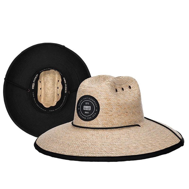 Palm Fiber Baja Crusher Lifeguard Hat – Makai Hat Co Natural S/M (57 cm)