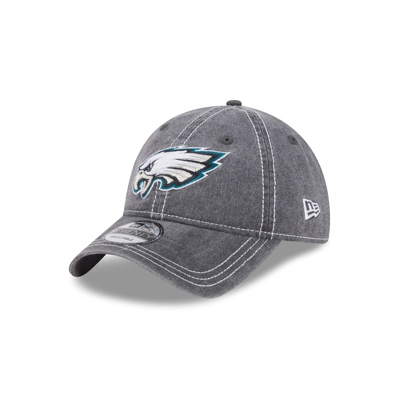 Philadelphia Eagles Washed Contrast 9TWENTY Adjustable Hat One Size