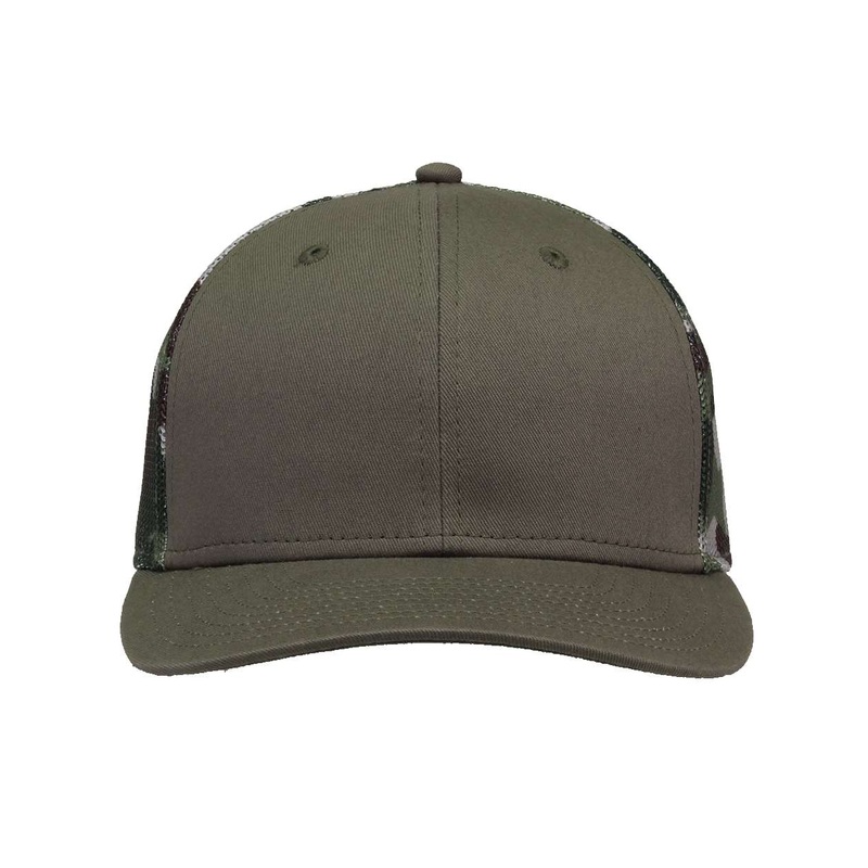 The Game GB452C Everyday Camo Trucker Cap Olive/Woodland
