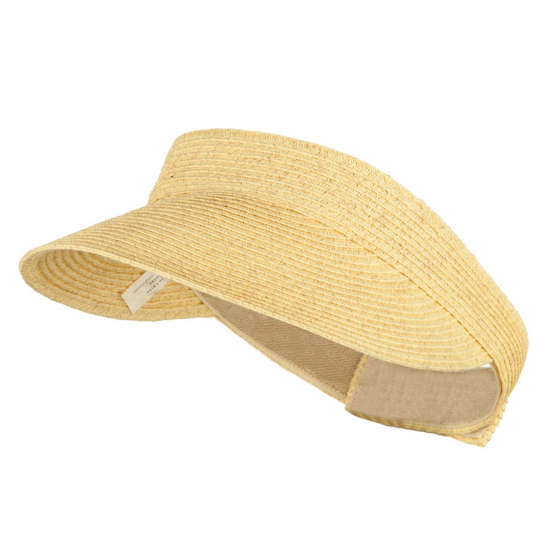 UPF 50+ Crushable Adjustable Visor Wheat One Size