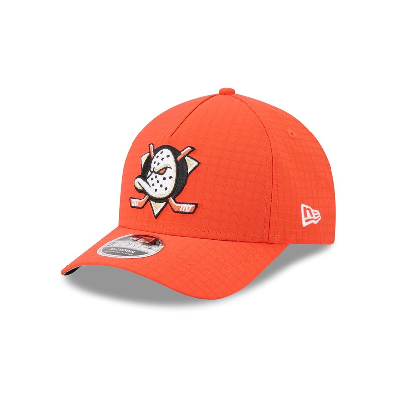 Anaheim Ducks Ripstop 9FORTY M-Crown A-Frame Snapback Hat One Size