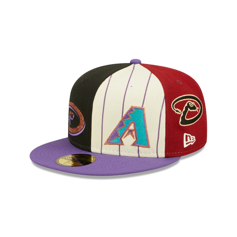 Arizona Diamondbacks Logo Pinwheel 59FIFTY Fitted Hat 7