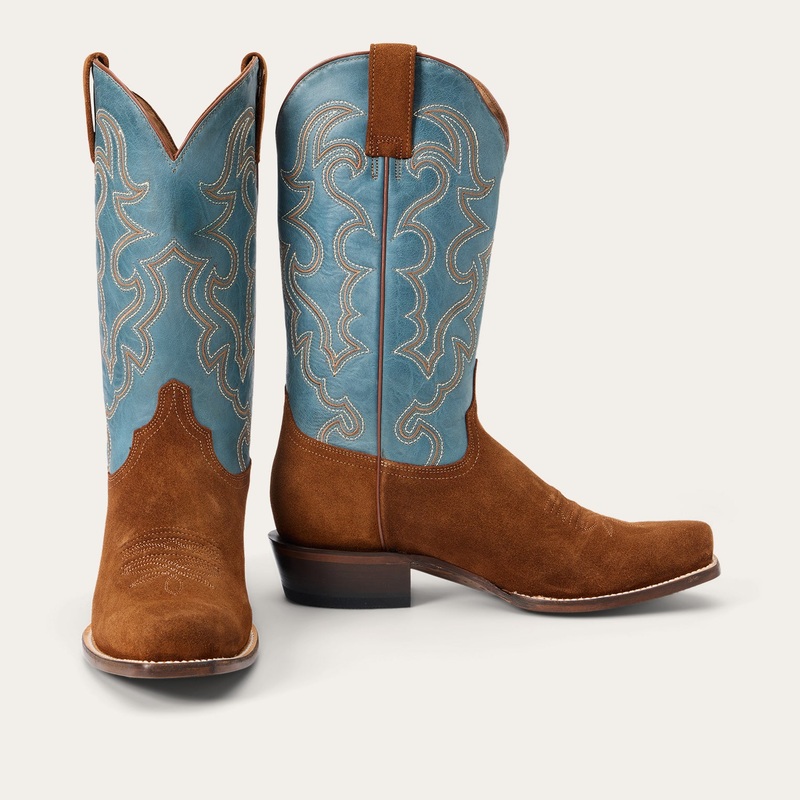 Bronco Boots Blue 8 D