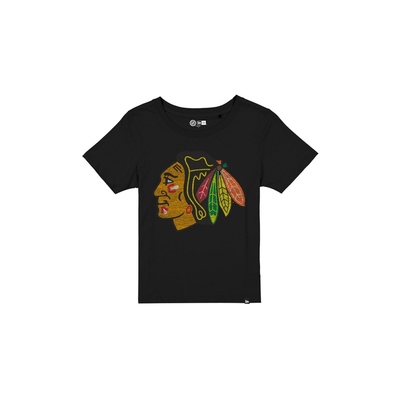Chicago Blackhawks Wash Logo Women’s Short-Sleeve T-Shirt XS