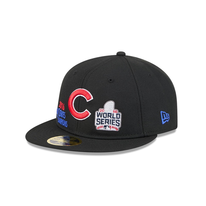Chicago Cubs Championship Pack Retro Crown 59FIFTY Fitted Hat 7