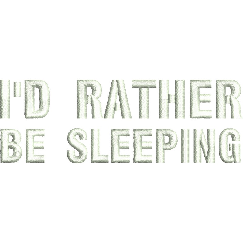 I’d Rather Be Sleeping Default Title One Size