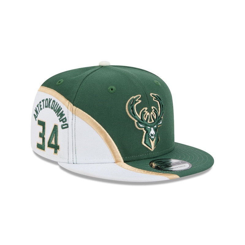 Milwaukee Bucks Giannis Antetokounmpo 9FIFTY Snapback Hat One Size