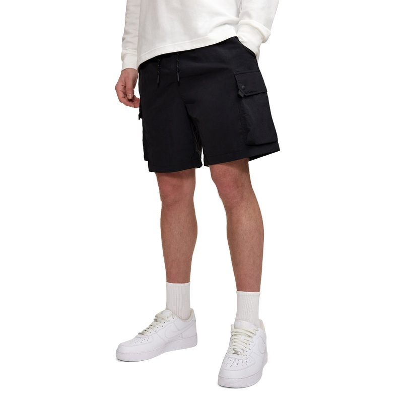 New Era Cap Black Outdoor Shorts S