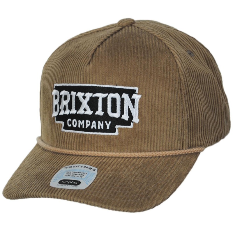 Pierson Cotton Corduroy MP Snapback Baseball Cap SAND CORDUROY ADJUSTABLE