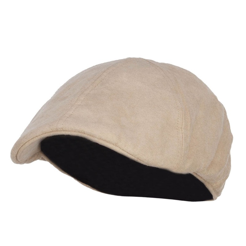 Suede Duck Bill Ivy Hat Tan One Size