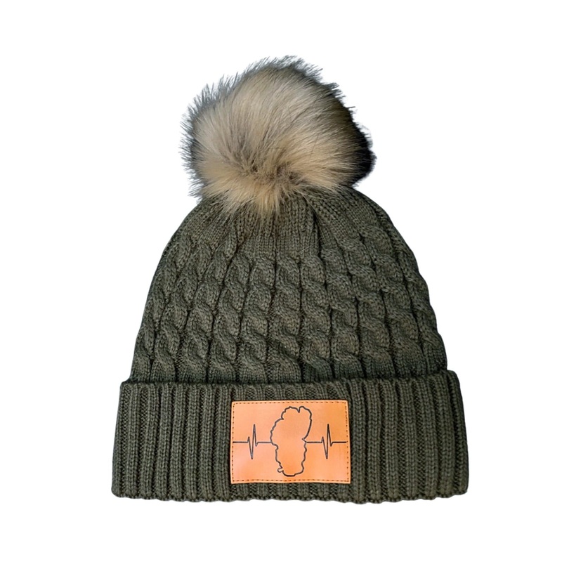 Tahoe Beanie – Pom – Olive