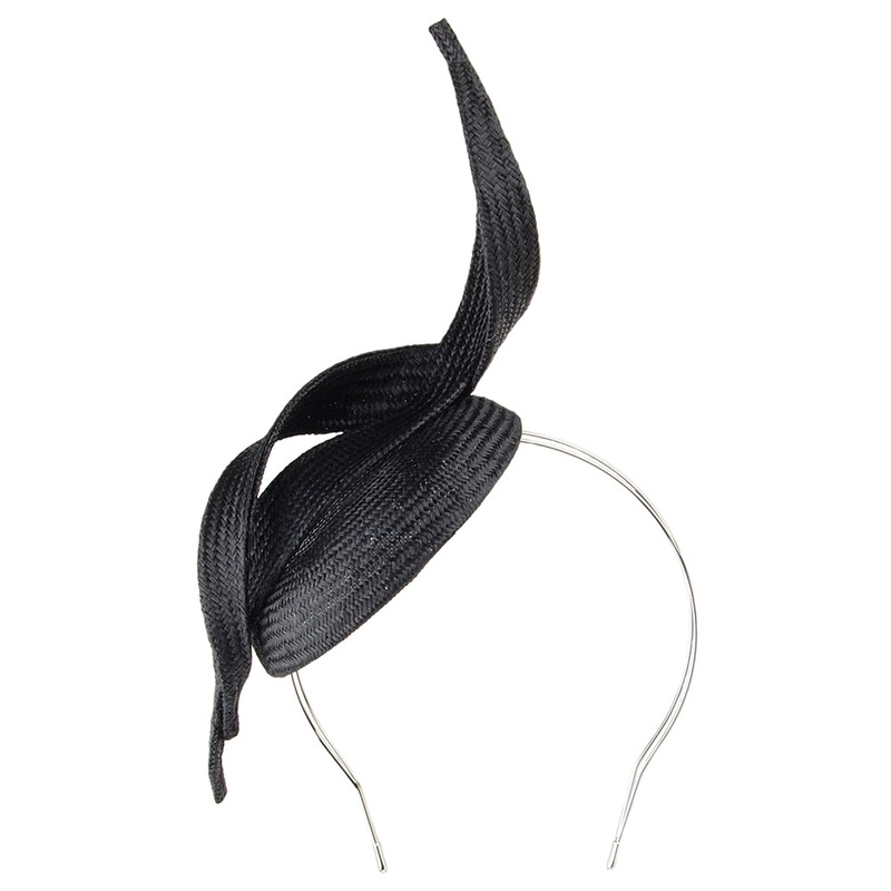 Whiteley Hats Lulu Fascinator – Black 1-Size