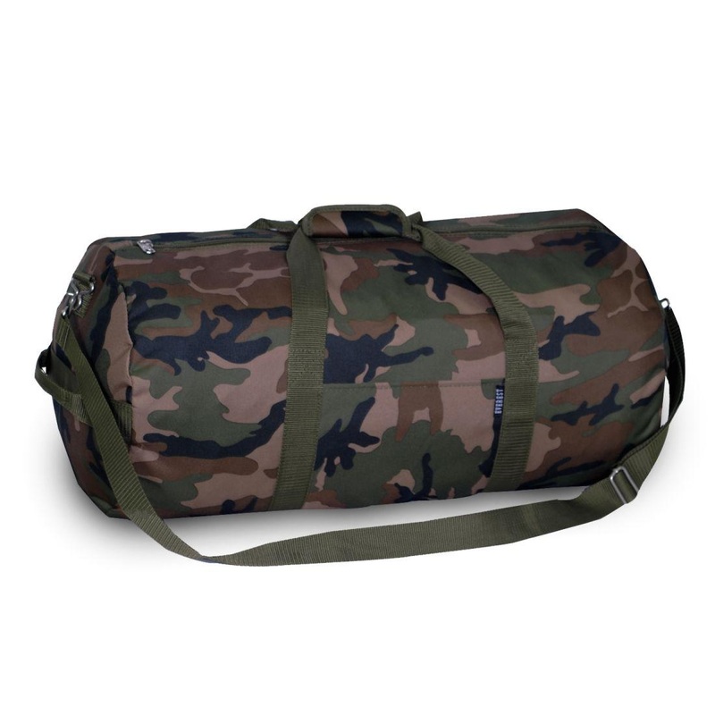 20-Inch Woodland Camouflage Round Duffel Bag C20P