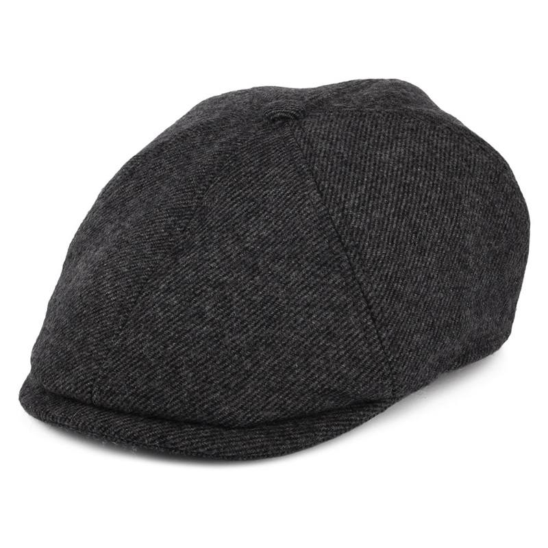 Barbour Hats Claymore Wool Blend Newsboy Cap – Charcoal S
