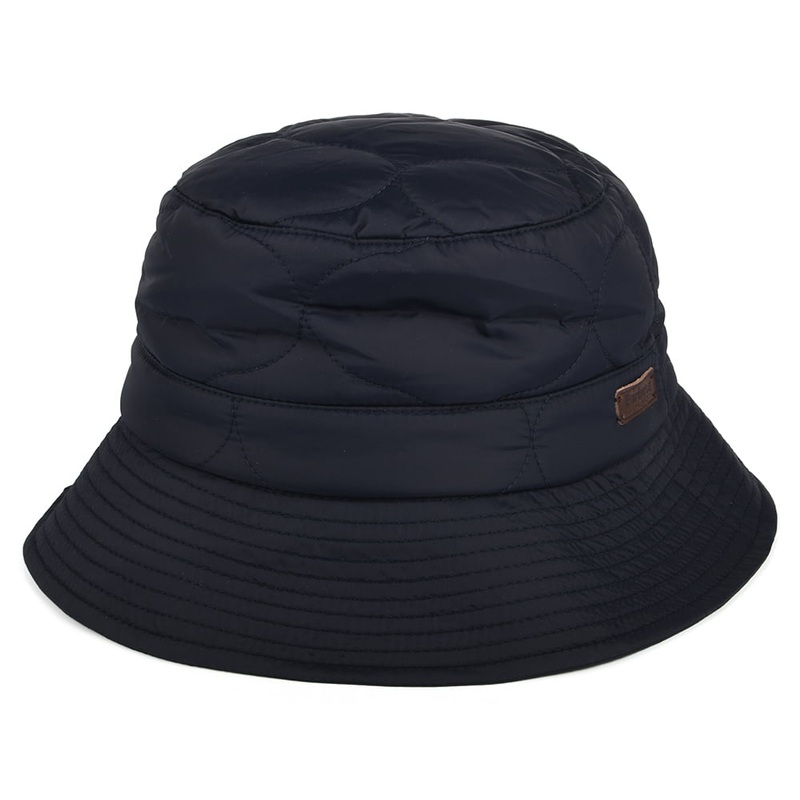 Barbour Hats Onion Quilt Bucket Hat – Navy Blue S