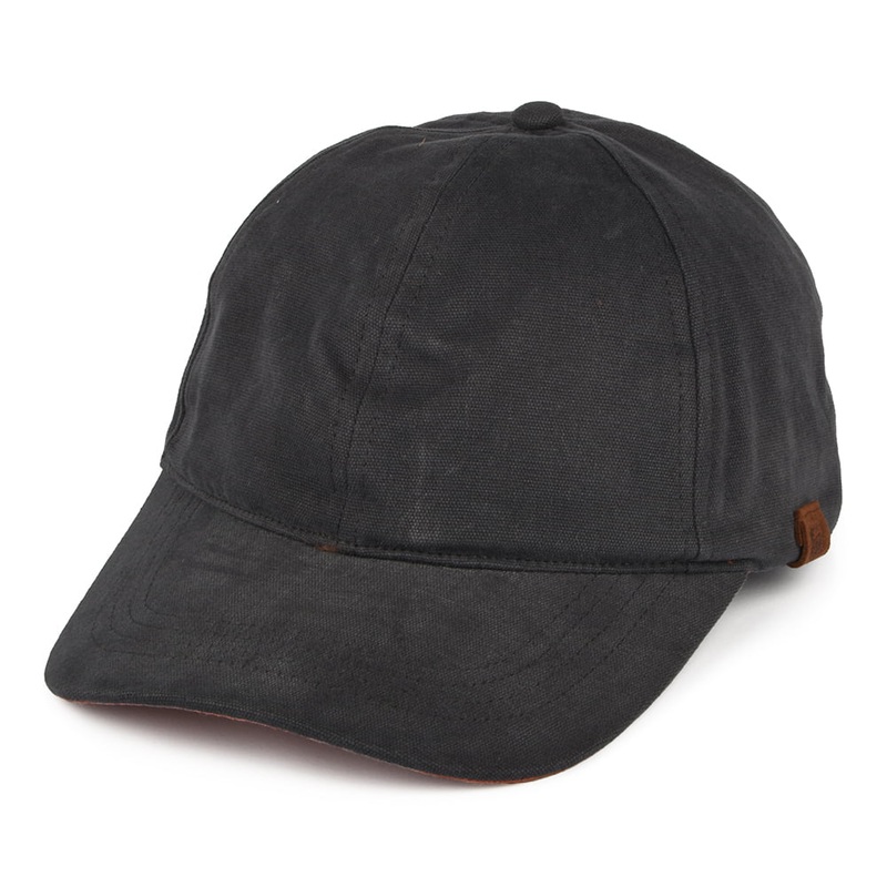 Failsworth Hats Cotton Canvas Baseball Cap – Charcoal-Clay Adjustable