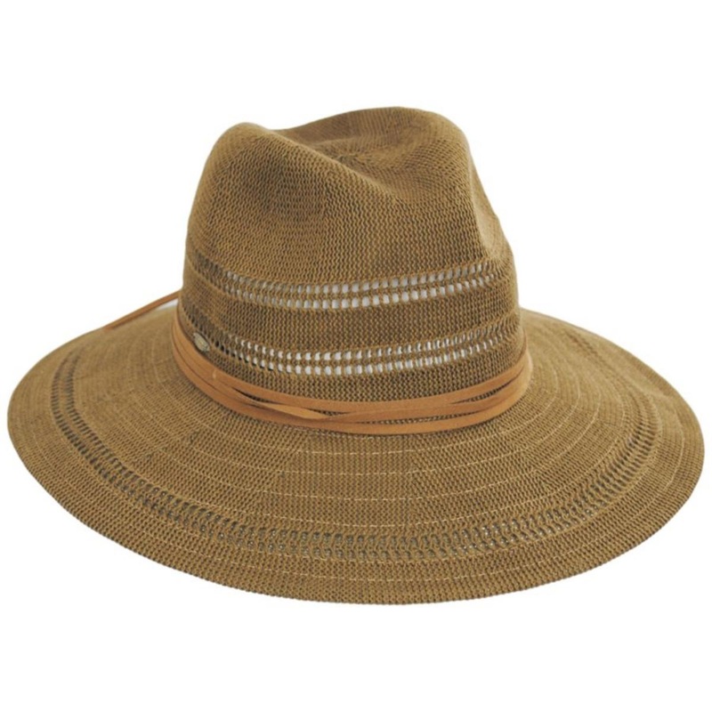 Felicity Knit Safari Fedora Hat DESERT ONE SIZE FITS MOST