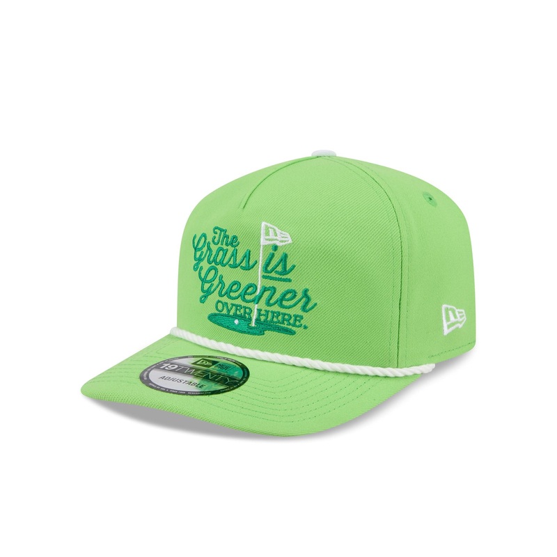 New Era Cap The Grass is Greener Rope Golfer Hat One Size