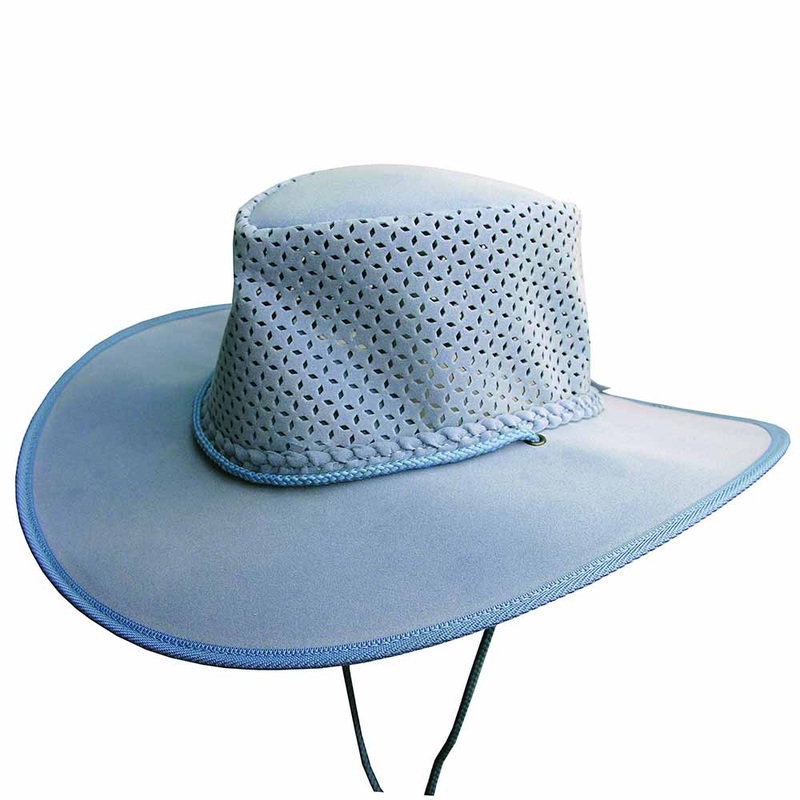 Stroller Soaka Outback Hat for Large Heads – Kakadu Australia Light Blue XL (59 cm)