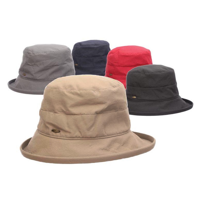 Up Brim Ladies Rain Hat – Scala Collezione Hat Khaki OS