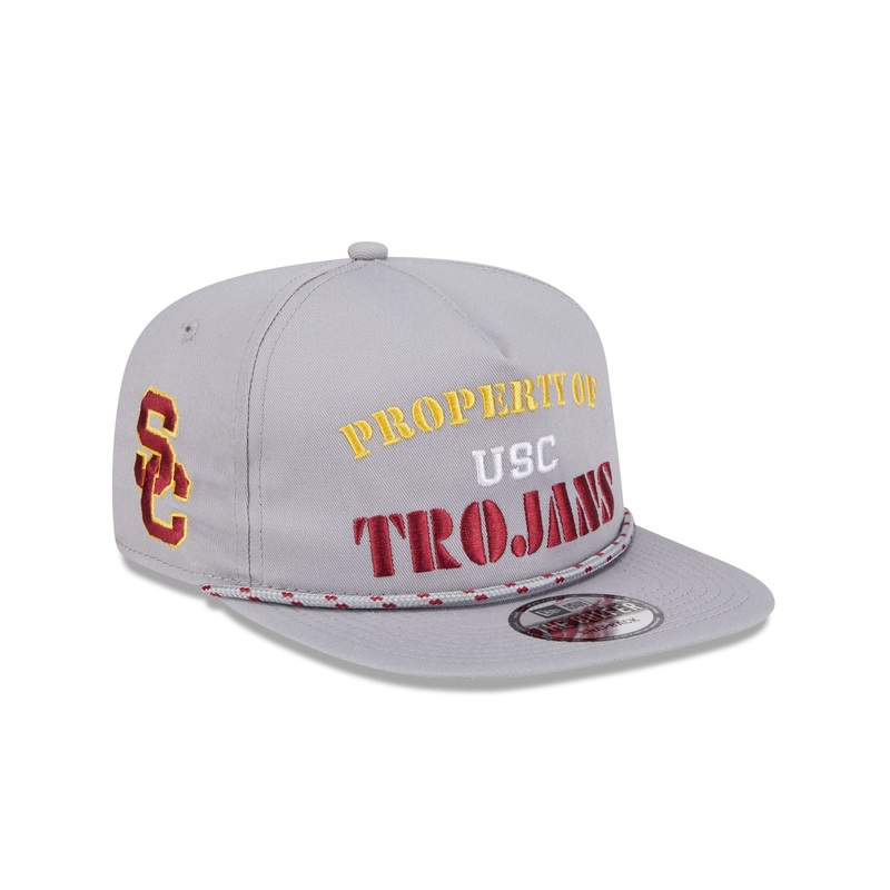 USC Trojans Vintage Gray Rope Golfer Hat One Size