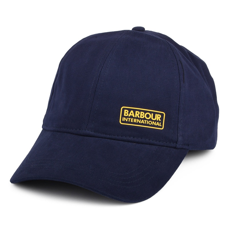 Barbour International Norton Drill Baseball Cap – Navy Blue Adjustable