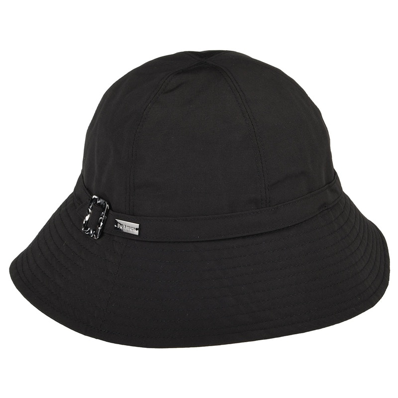 Betmar Hats Frederique Rain Cloche Hat – Black 1-Size