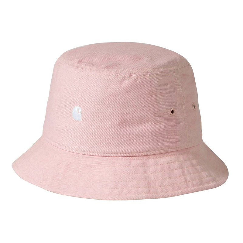 Carhartt WIP Hats Madison Logo Cotton Twill Bucket Hat – Light Pink Small/Medium