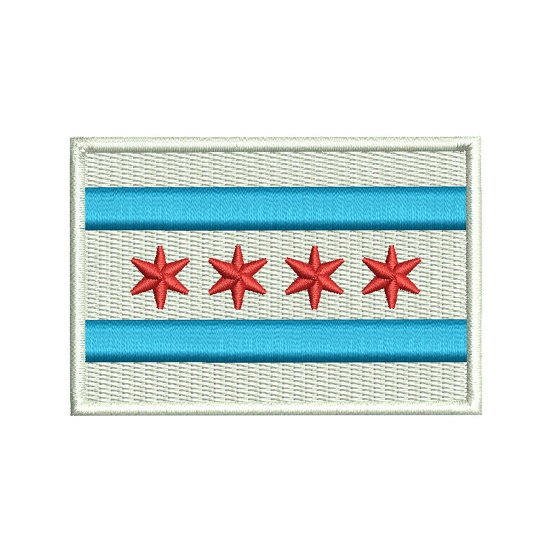Chicago Flag Logo Default Title One Size