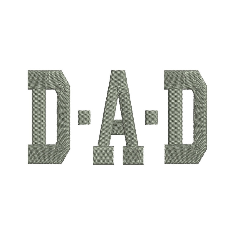 DAD Grey Letter Default Title One Size