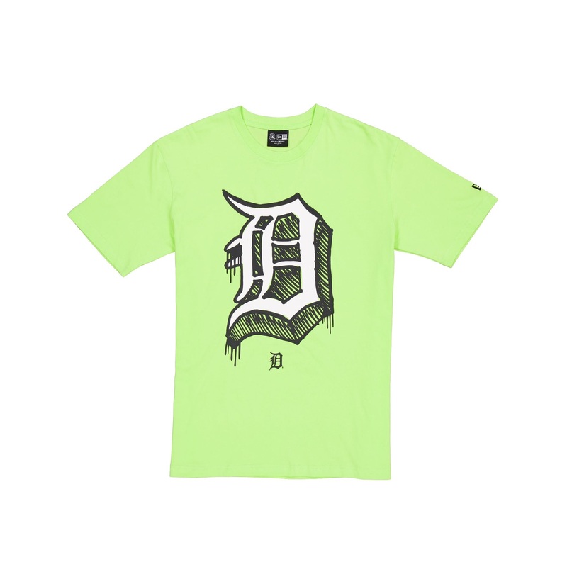 Detroit Tigers Hi Vis Doodle T-Shirt S