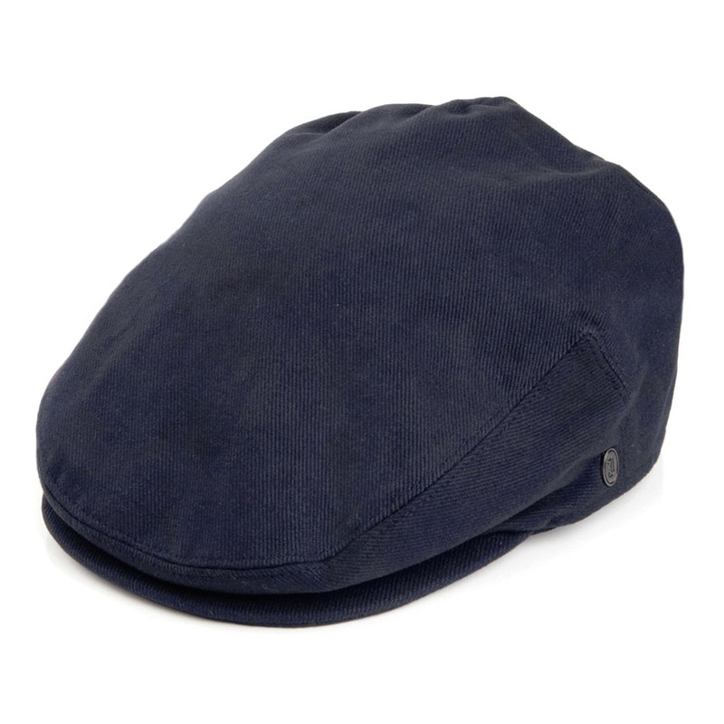 Jaxon & James Cotton Flat Cap – Navy Blue S