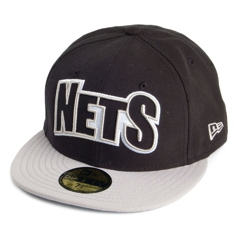 New Era 59FIFTY Brooklyn Nets Baseball Cap – Edge Up – Black-Grey 7