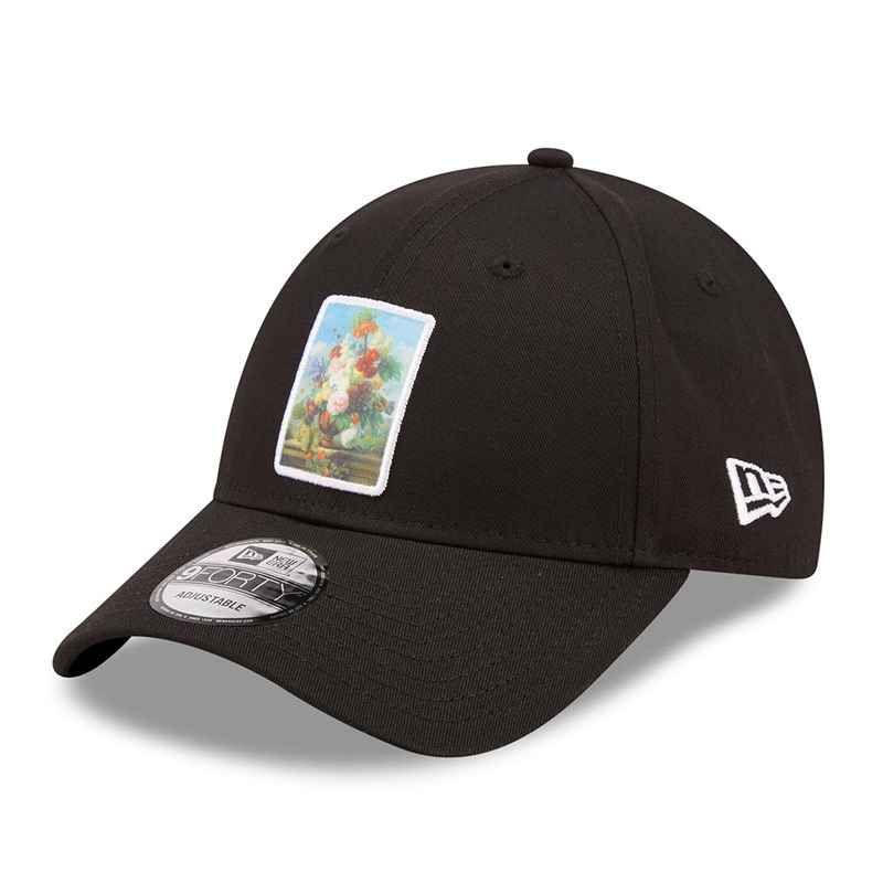 New Era 9FORTY Jan Frans van Dael Baseball Cap – Le Louvre Patch – Black Adjustable