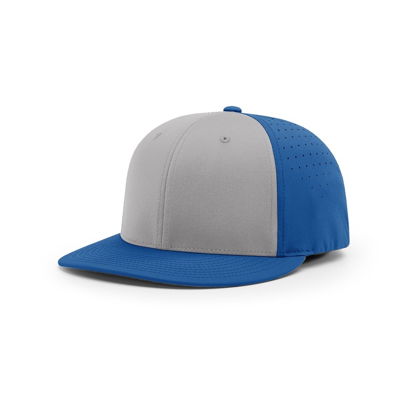Richardson PTS30 – Lite R-Flex Cap – Alternate Colors Grey/Royal – ALT XS-SM